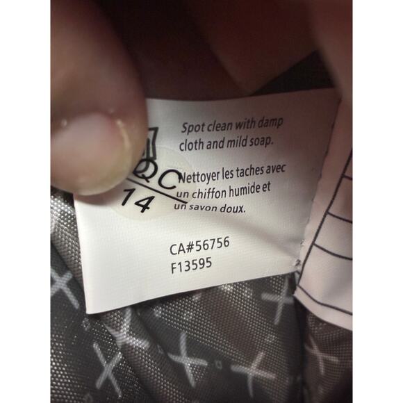 Lug Trooper Nylon Crossbody Gray Purse Travel Bag Water Bottle Pockets Work - Picture 11 of 15